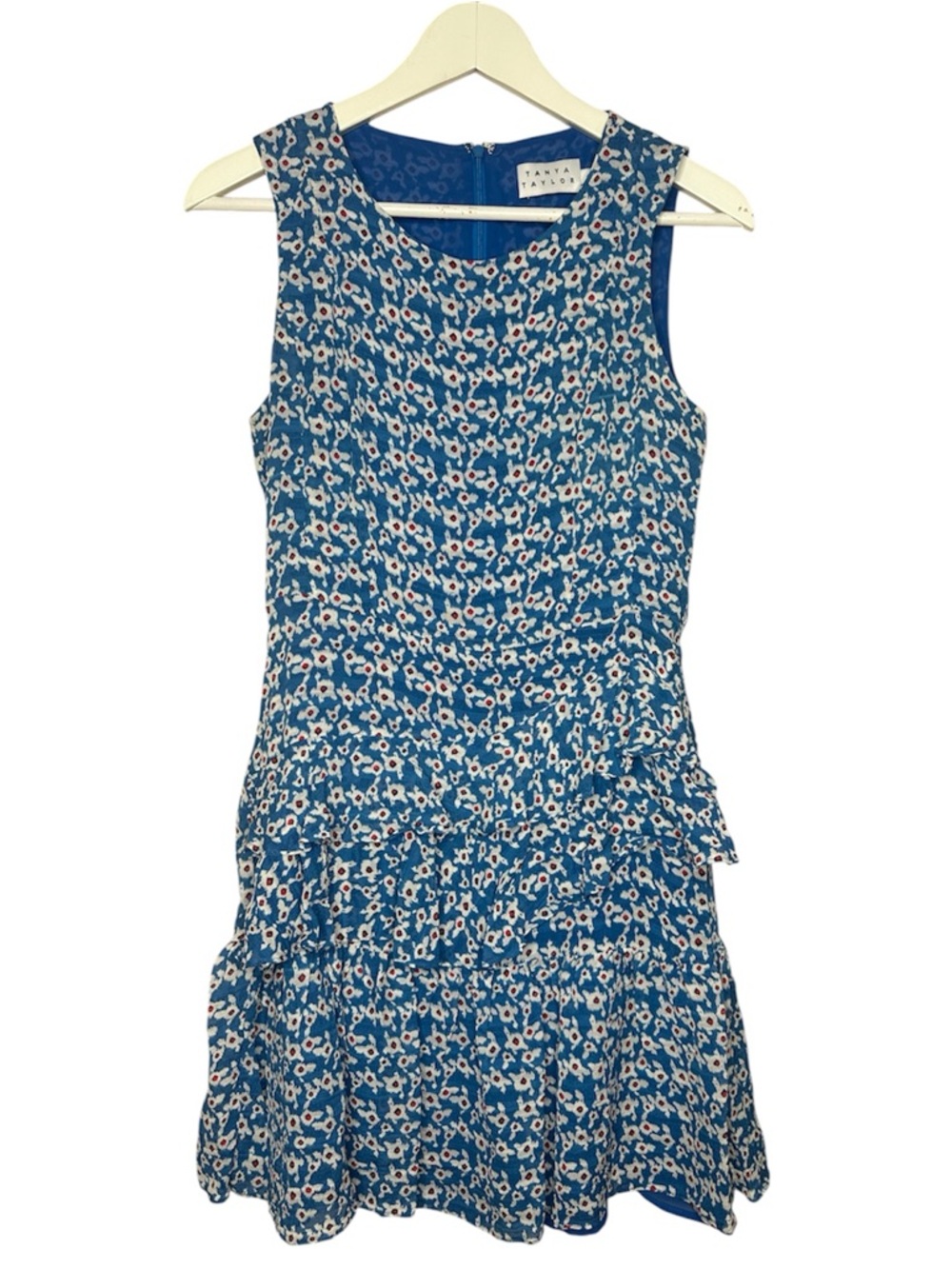 Tanya Taylor Floral Sleeveless Dress Size 4